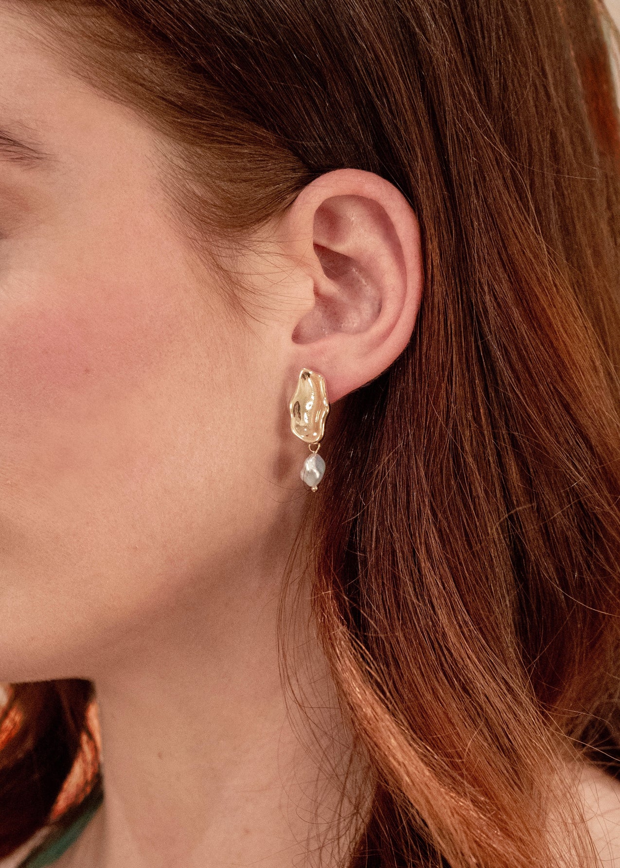 Sicilian Pearl Drop Earrings