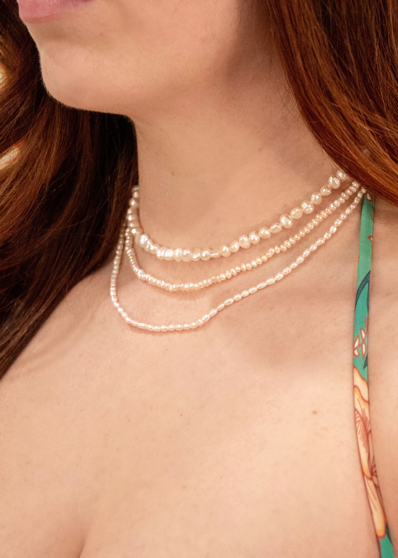 Sicilian Pearl Necklaces