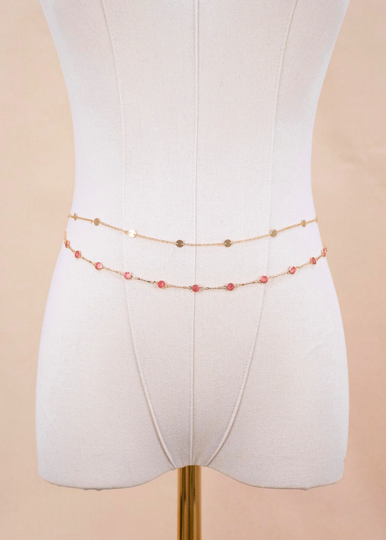 Gem Two-Piece Belly Chain